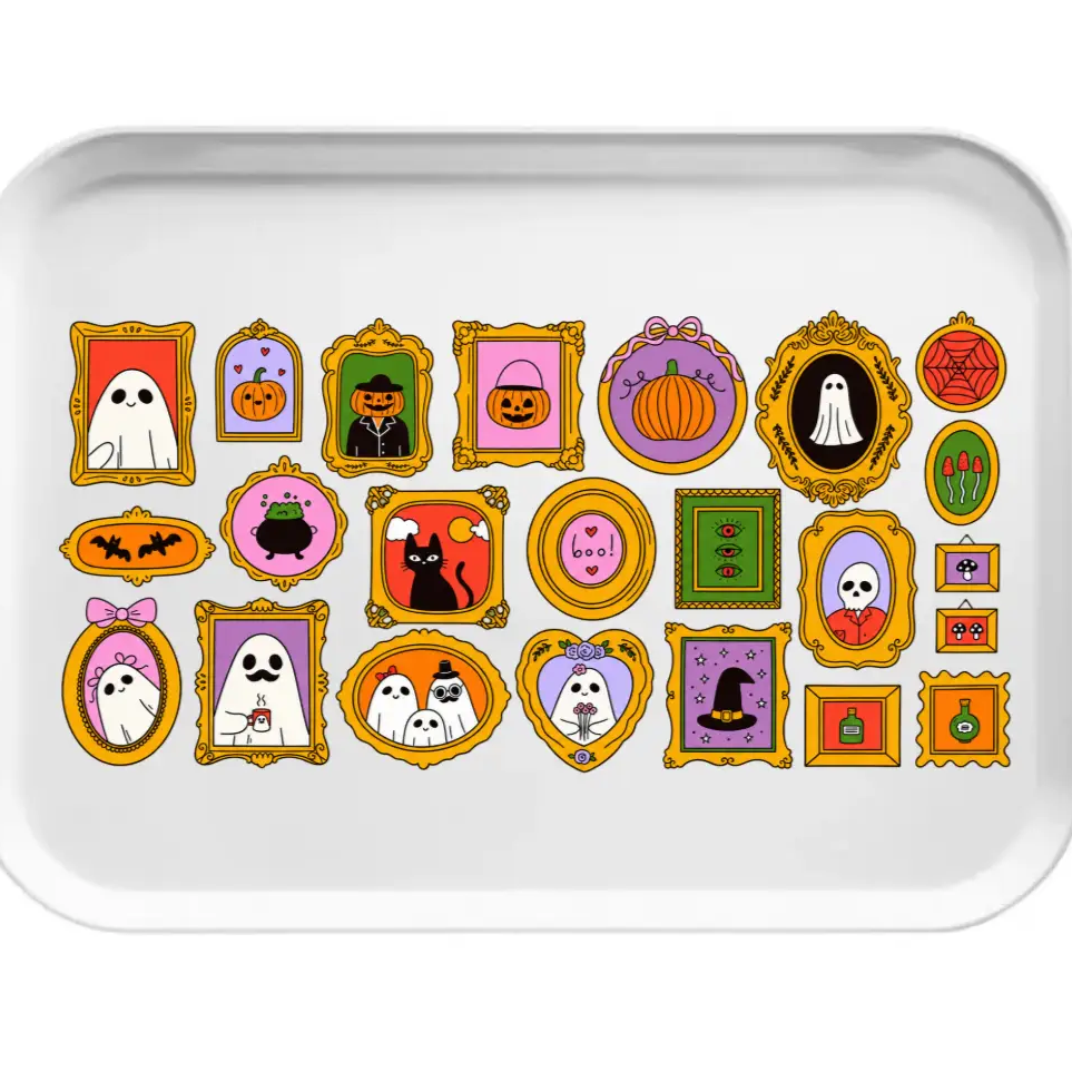Halloween Gallery Wall Catchall / Trinket Tray
