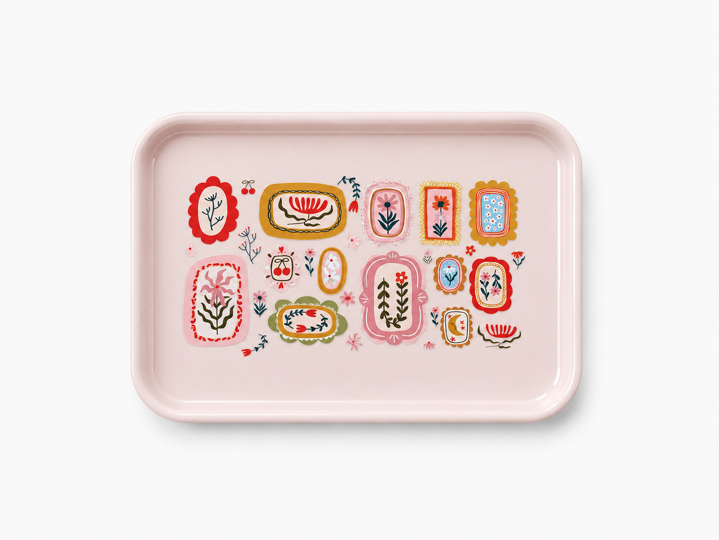 Folk Floral Catchall / Tray