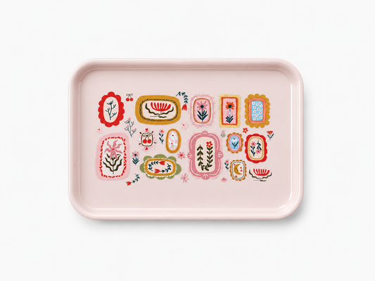 Folk Floral Catchall / Tray
