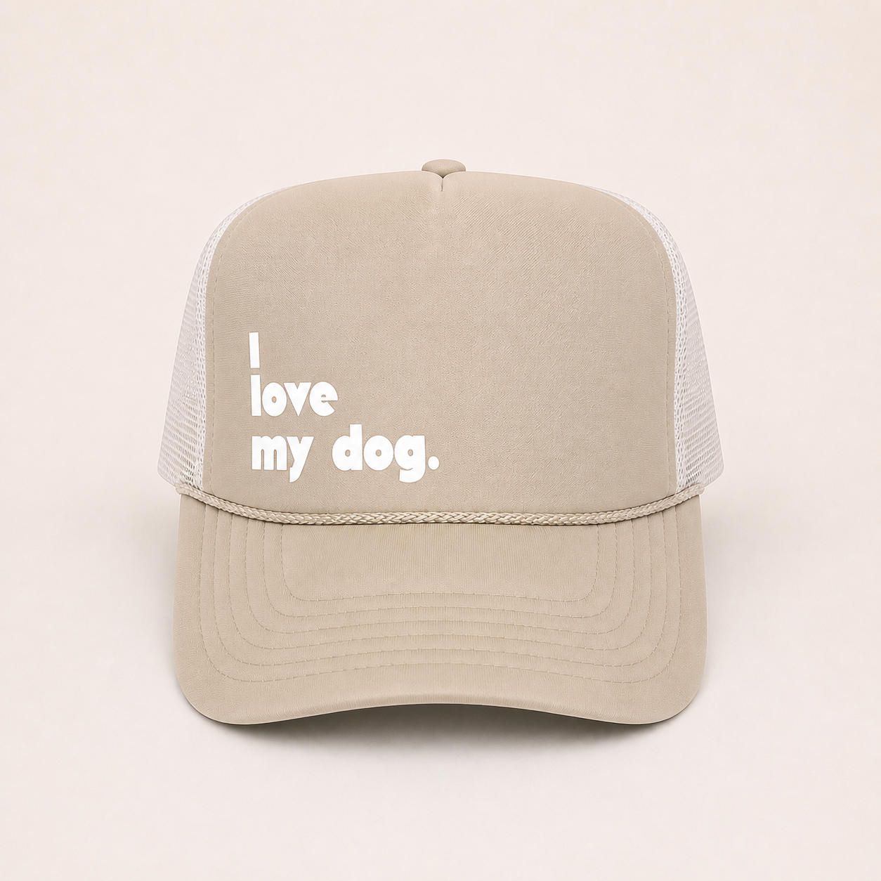I love my dog.