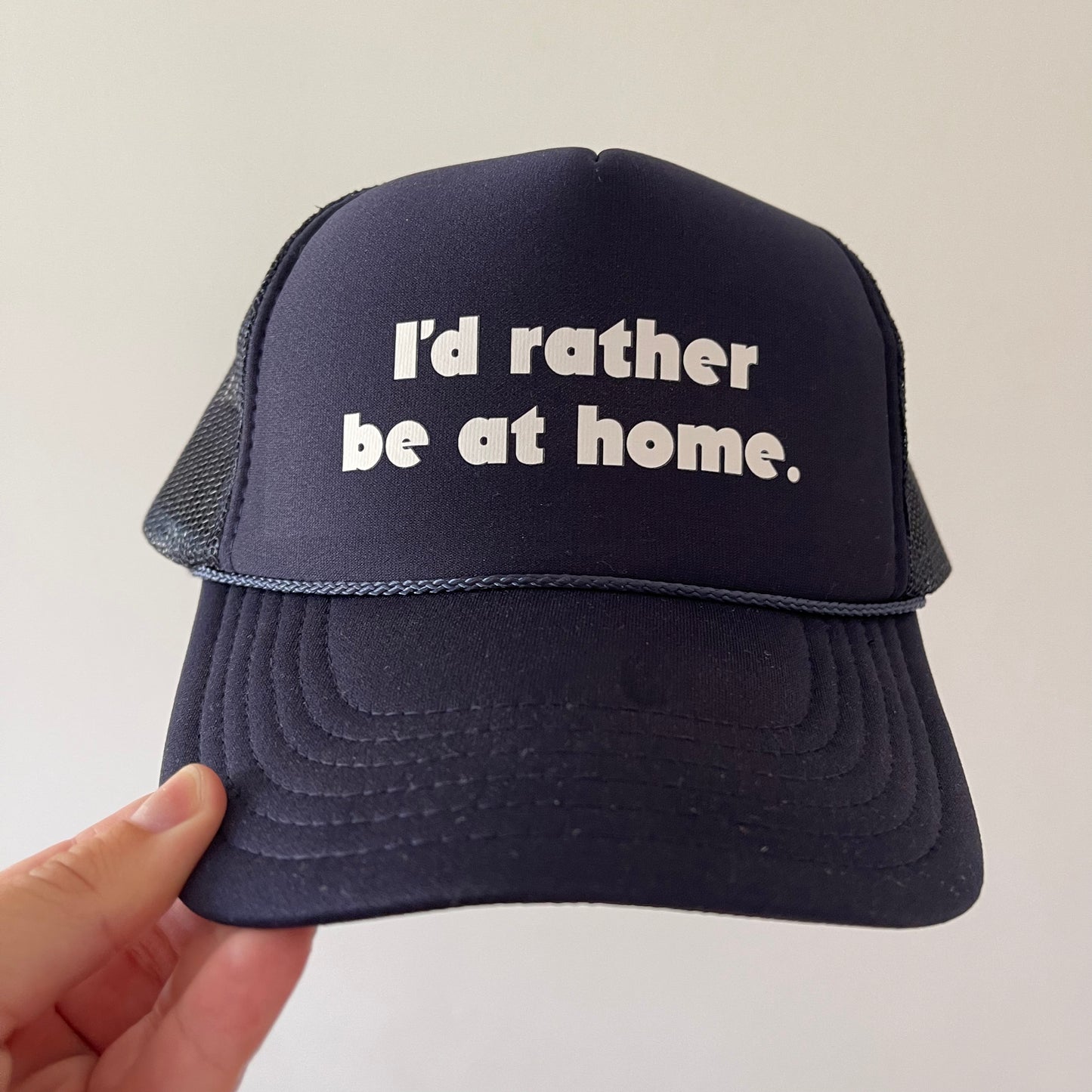 I’d rather be at home