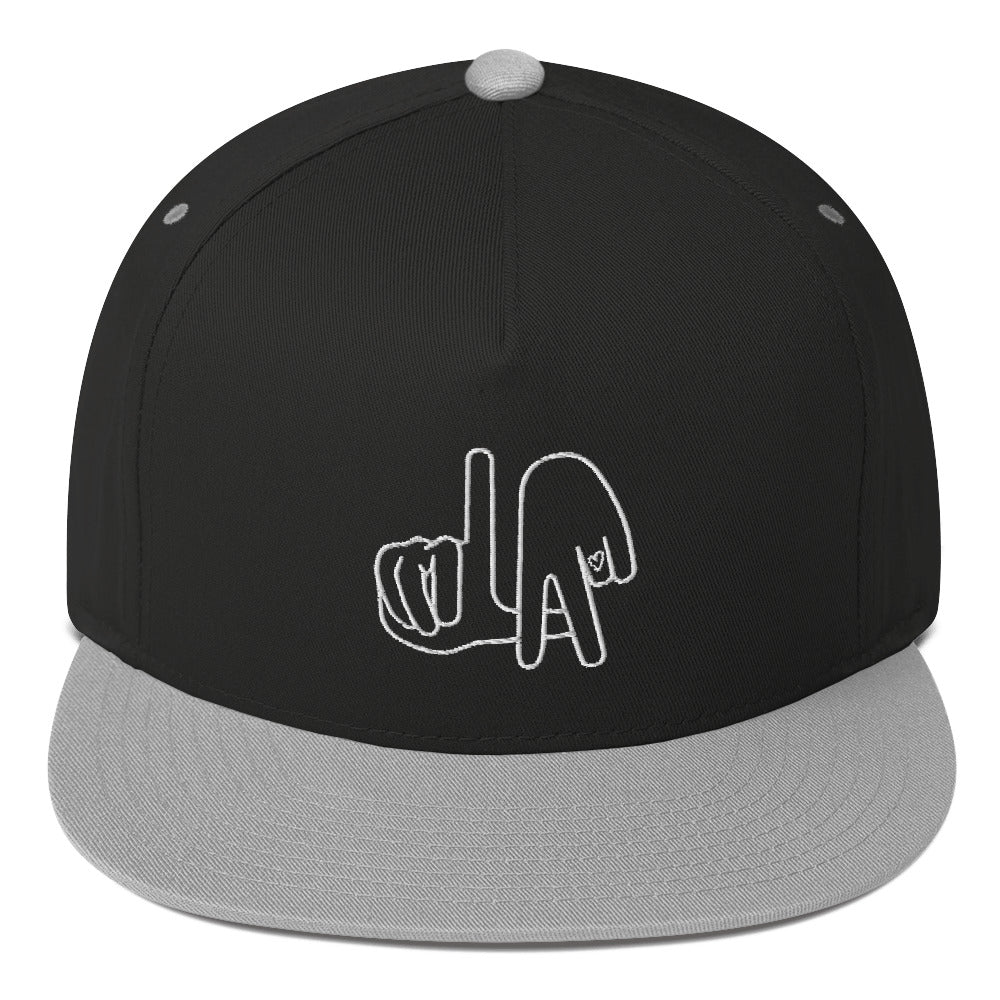 LA (Los Angeles / hand drawn hands) / Flat Bill