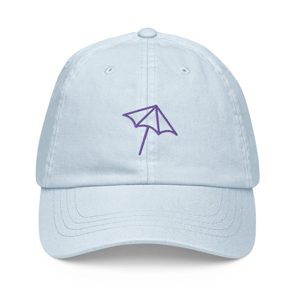 Pastel Baseball Hat with Beach Umbrella